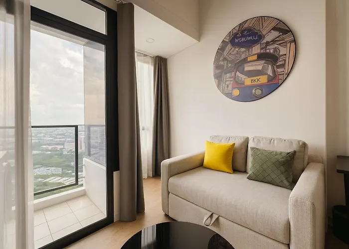 Appartement High-ceiling Loft Rama 9 Design Bangkok