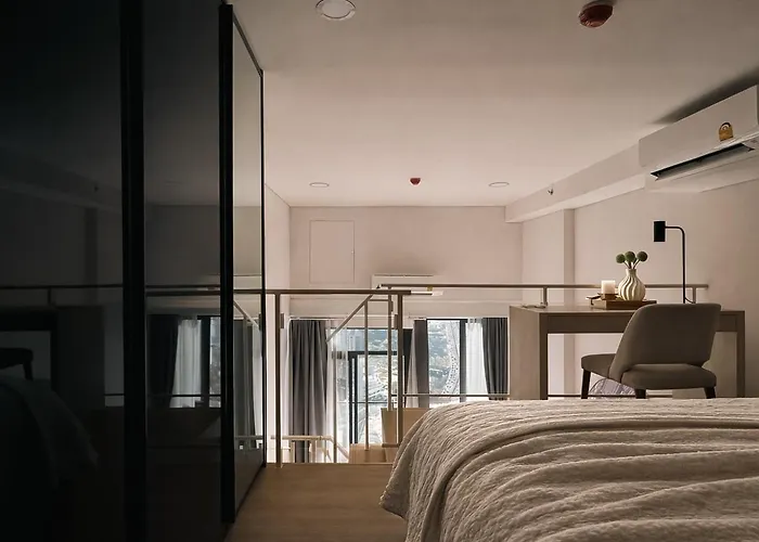 Appartement High-ceiling Loft Rama 9 Design Bangkok